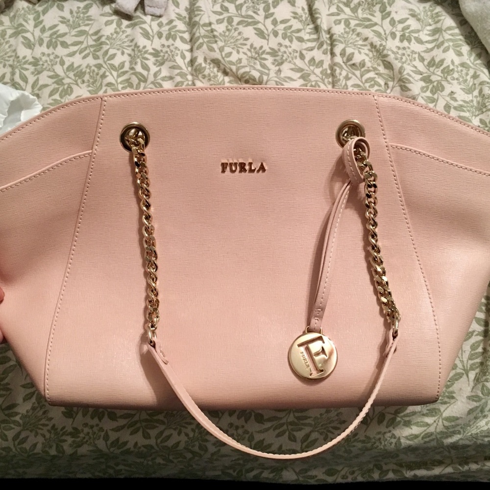 Light Pink Furla Handbag